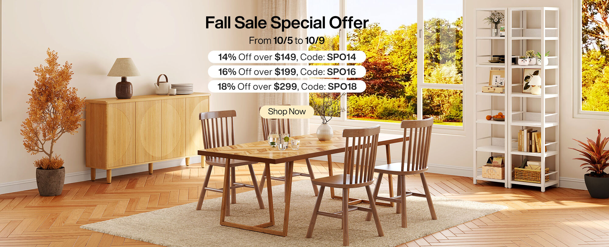 Get Ready for Fall with an 18% Off Special Offer!