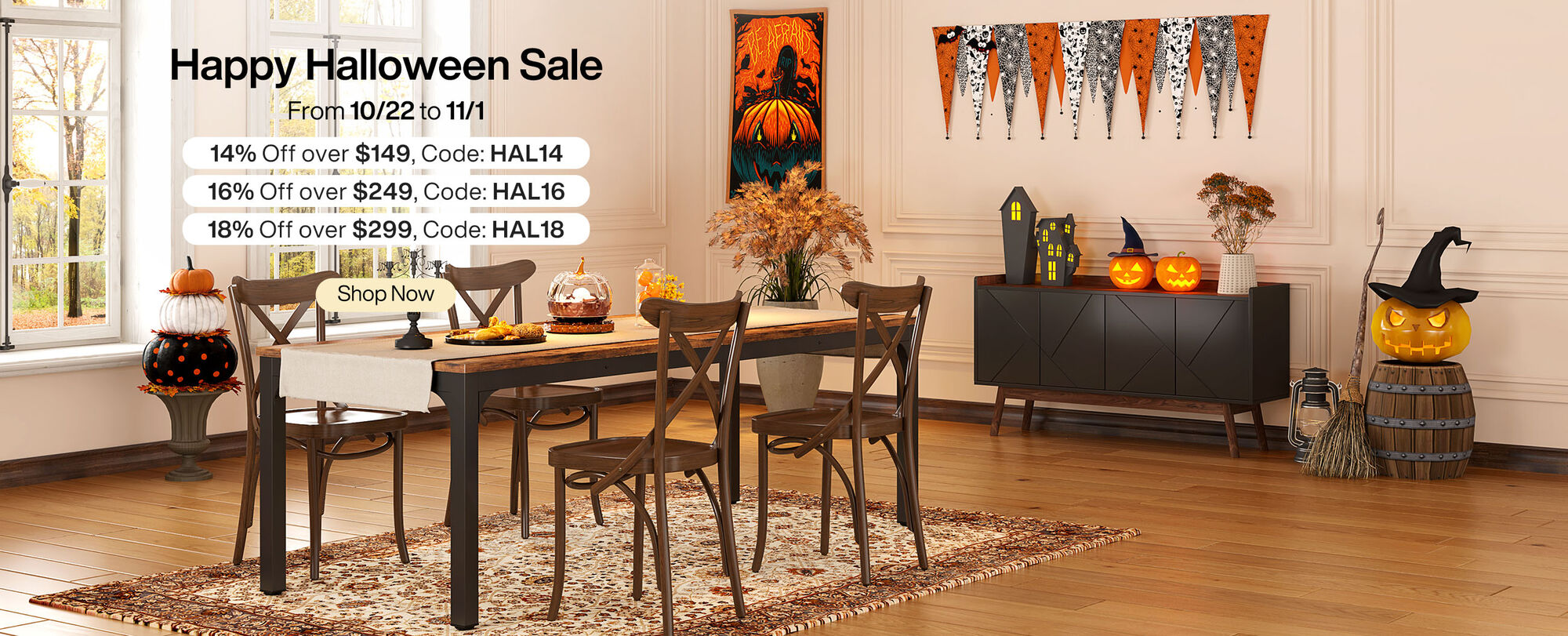 18% Off Halloween Sale!