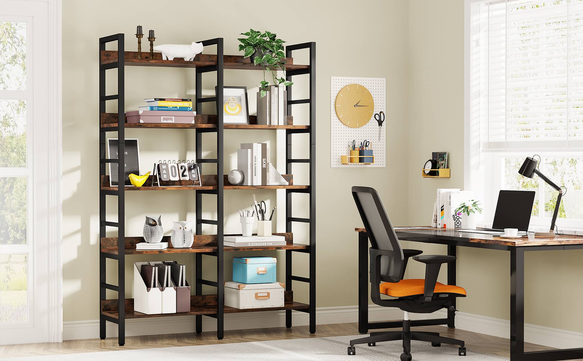 Find the ideal Tribesigns bookcase for your home office 