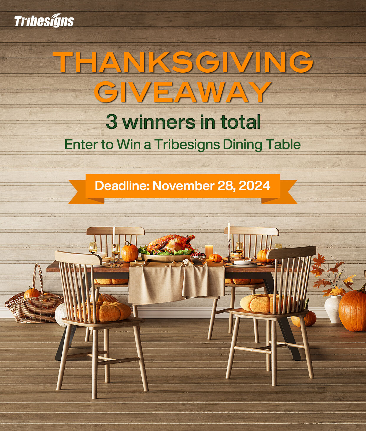 Last Chance to Enter the Thanksgiving Giveaway!