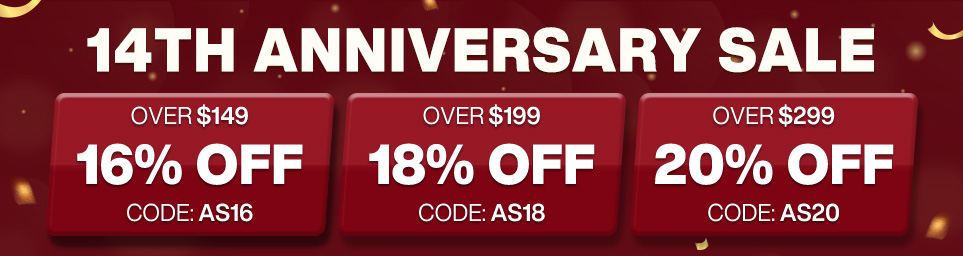 Celebrate Tribesigns 14th Anniversary with up to 20% off sale!