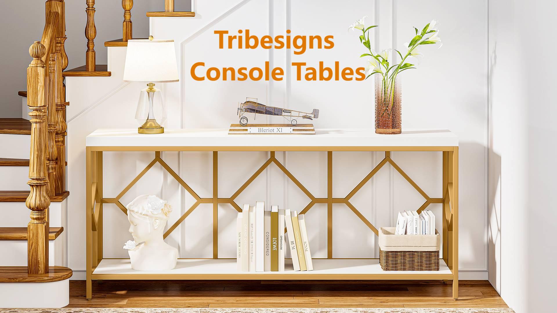 Enhance Your Home Decor with Tribesigns Ultimate Console Tables