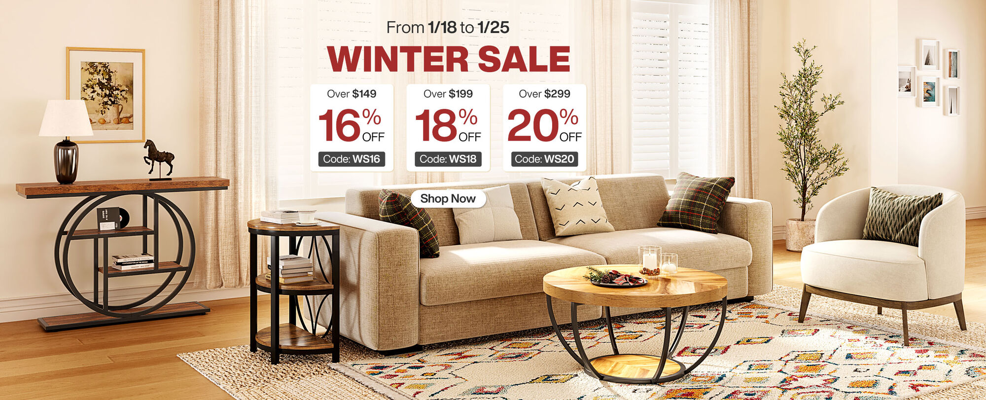 Tribesigns Winter Sale=-up to $ 30 off