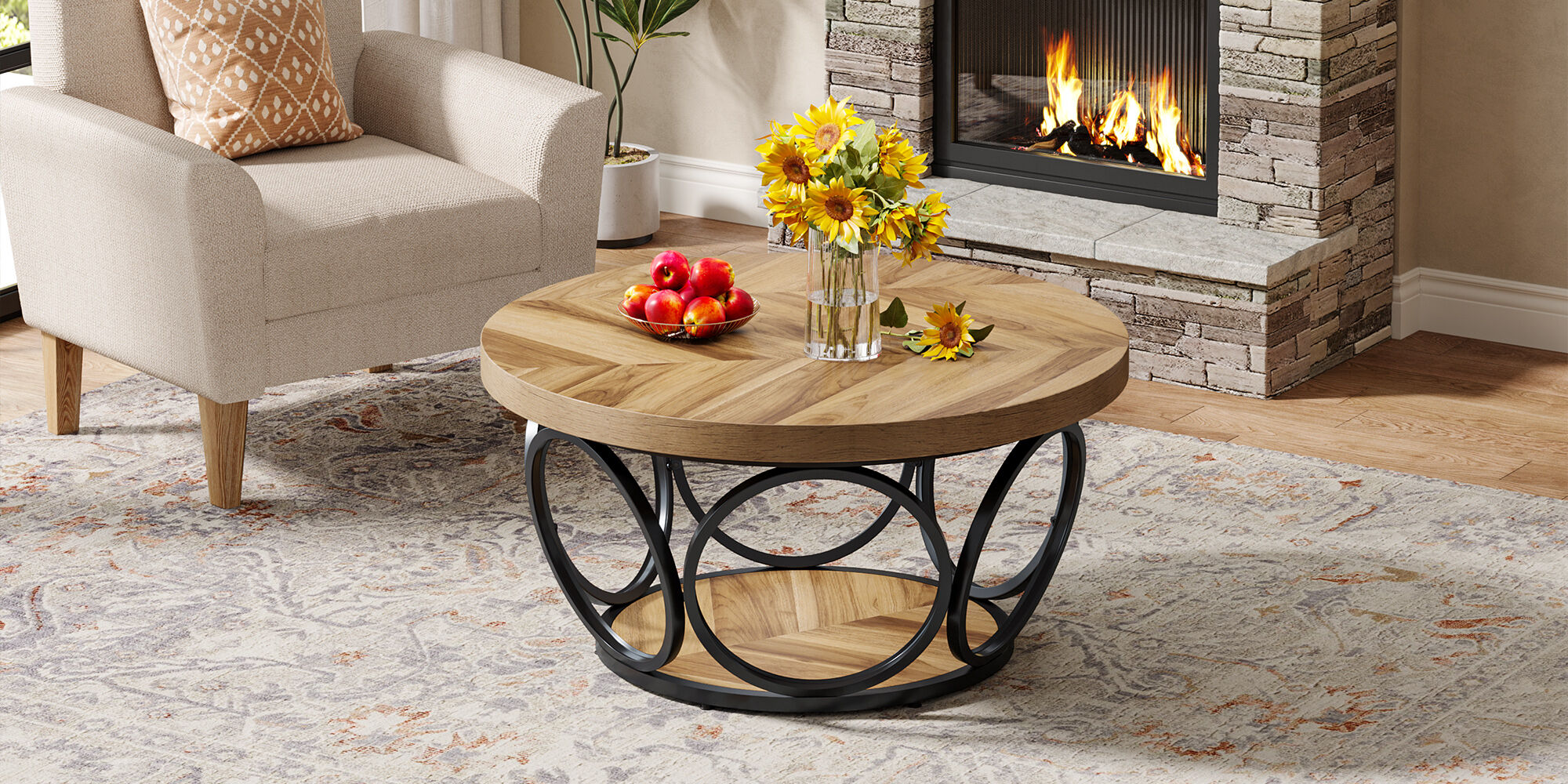 Upgrade Your Living Room with Stylish Tribesigns Coffee Tables